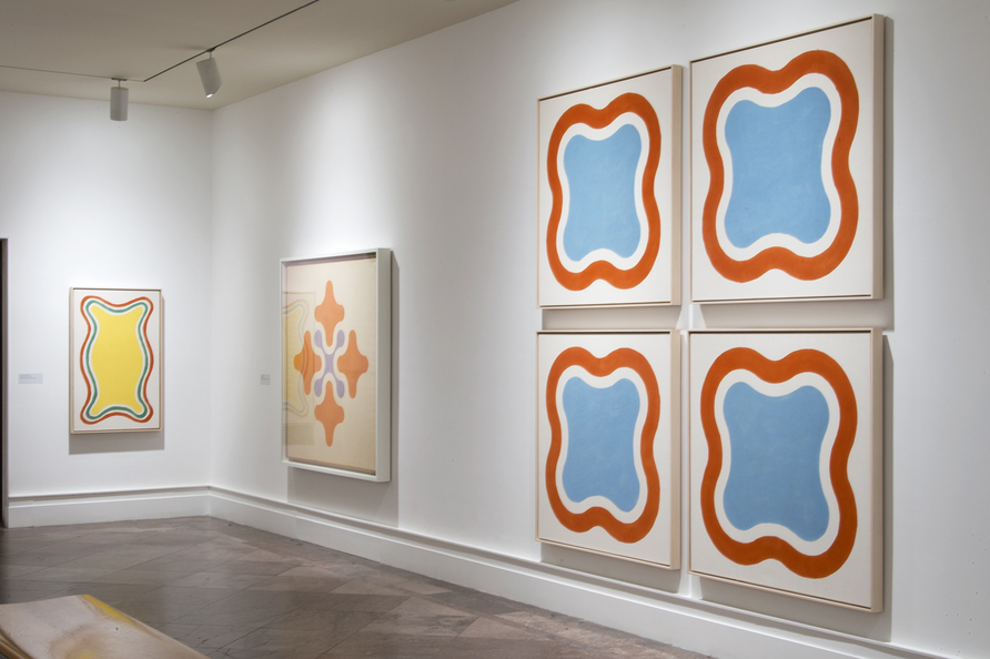 Installation image, 'Imperfections by Chance: Paul Feeley Retrospective, 1954-1966', Albright-Knox