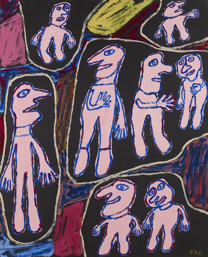 <span class="artist"><strong>Jean Dubuffet</strong></span>, <span class="title"><em>Voie piétonnière  20 janvier 1981</em>, 1981</span>