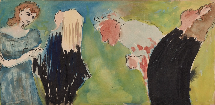 <span class="artist"><strong>Édouard Vuillard</strong></span>, <span class="title"><em>Coquelin Cadet dans “Le Malade imaginaire”</em>, c.1890</span>