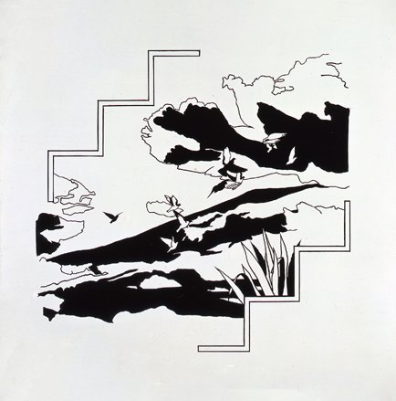 Landscape with Birds