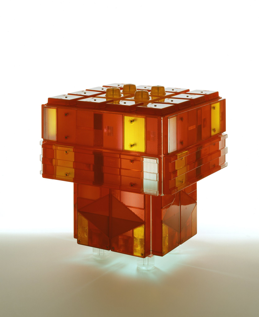 Stuart Haygarth, Tail Light Table Lamp, 2012