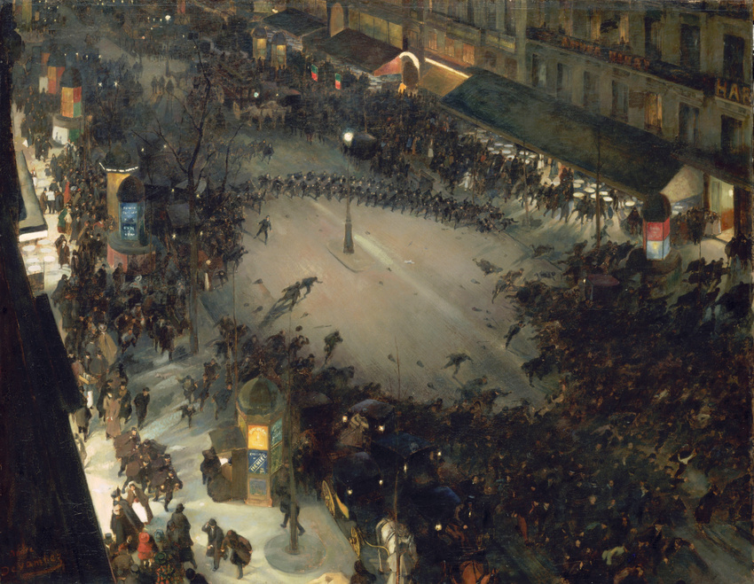 BOULEVARD MONTMARTRE BY NIGHT