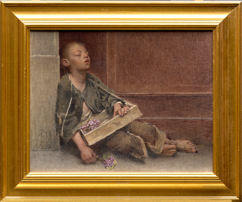 A MARTYR, THE LITTLE VIOLET SELLER (UN MARTYR, LE PETIT MARCHAND DE VIOLETTES)