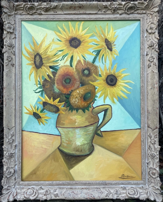 Size M | Sunflowers in a pitcher