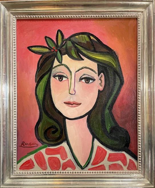 Size M | Portrait of a young woman 