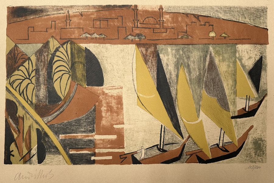 André Lhote, The Port of Istanbul, 1957