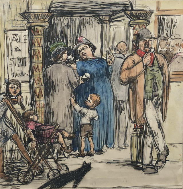 Cicely Hey, A London Alehouse , c. 1923