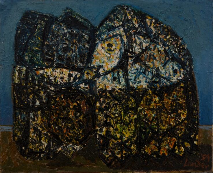 Kenneth Lauder, Fish Baskets, 1959