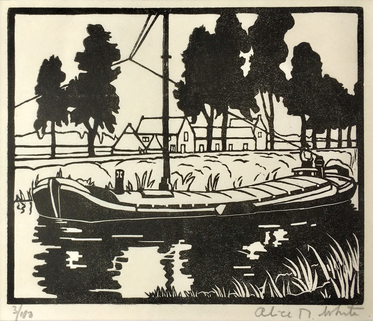 Alice M. White, Barge, c. 1925