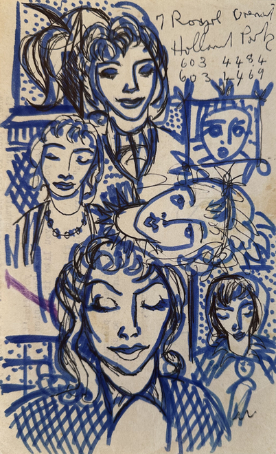 Edward Wolfe, Portrait Studies, c. 1950s