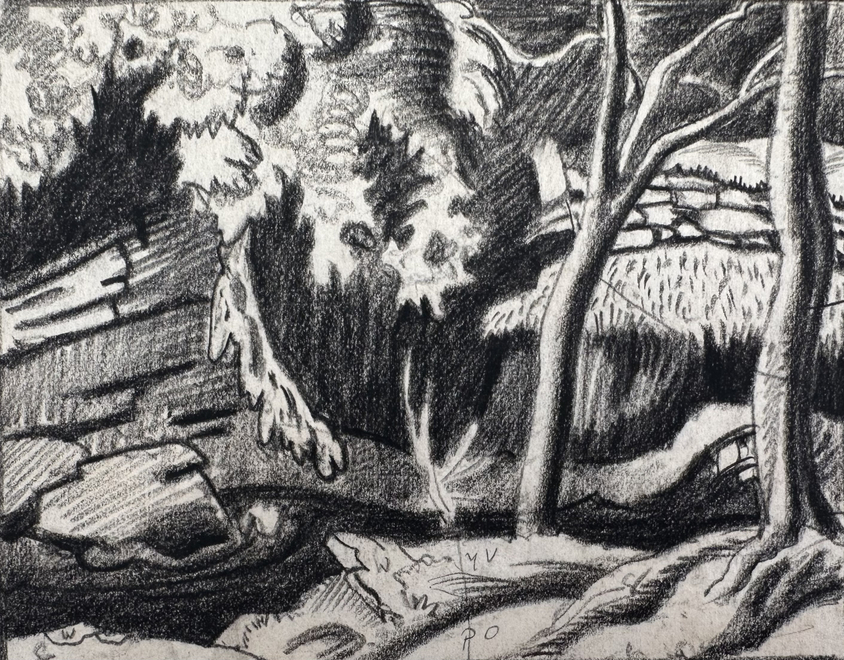 Ethelbert White, Landscape Study, c. 1924