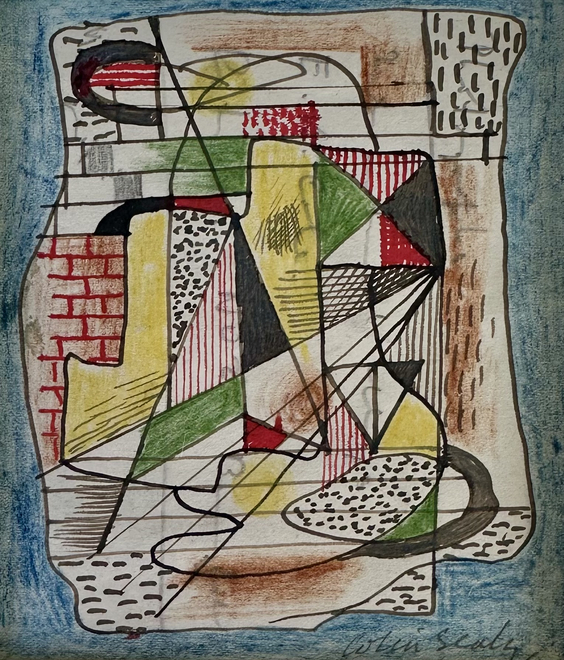 Colin Sealy, Surrealist Composition, c. 1940s