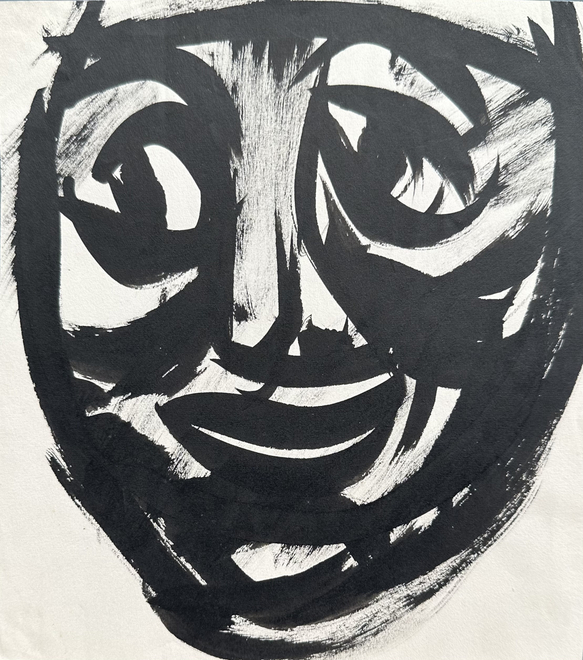 René Audebès, Visage II, c. 1950