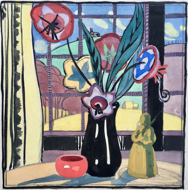 Window Still Life, Clevedon, 1920's