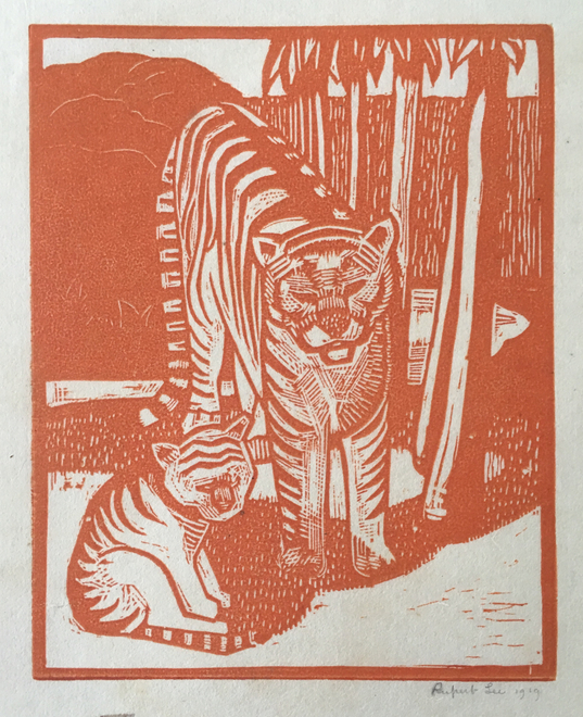 Rupert Lee, Tiger and Cub, 1919