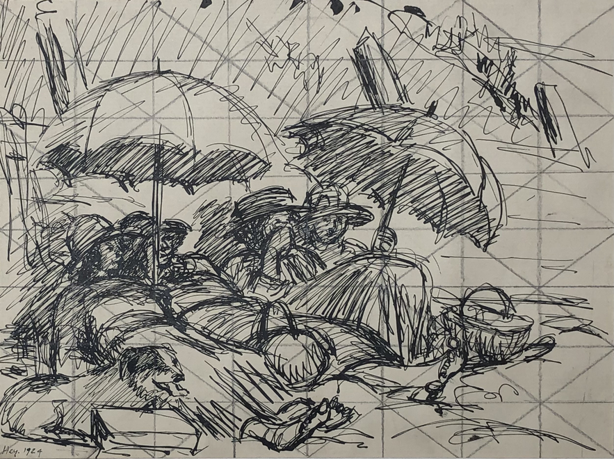 Cicely Hey, Summer Afternoon, Brighton, 1924