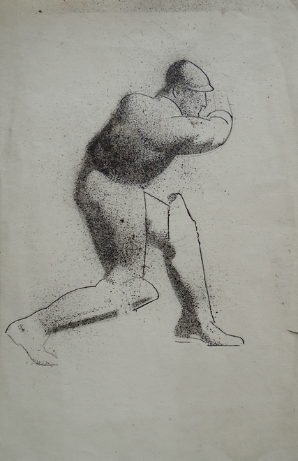 Roger Large, Composition with Collage