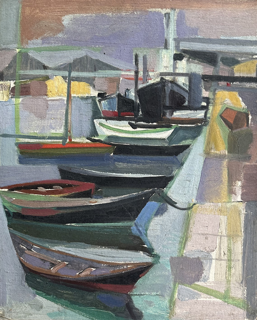 Élisabeth Ronget, French Port, c. 1950s