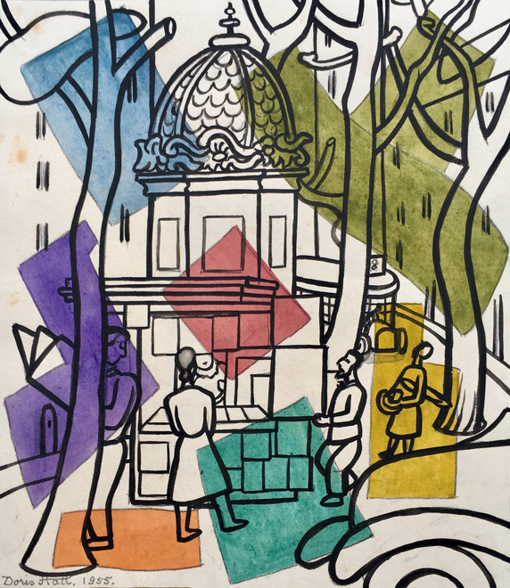 Parisian Street, 1955