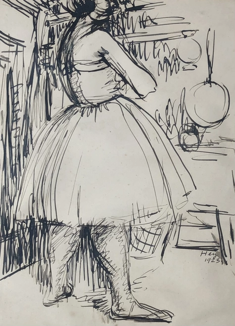 Cicely Hey, Study of a Ballet Dancer, 1923