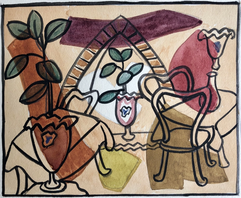 Doris Hatt, Interior with Counterpoint, 1960s