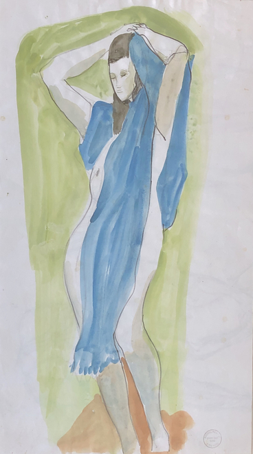 Rachel Reckitt, The Blue Shawl, c. 1950s