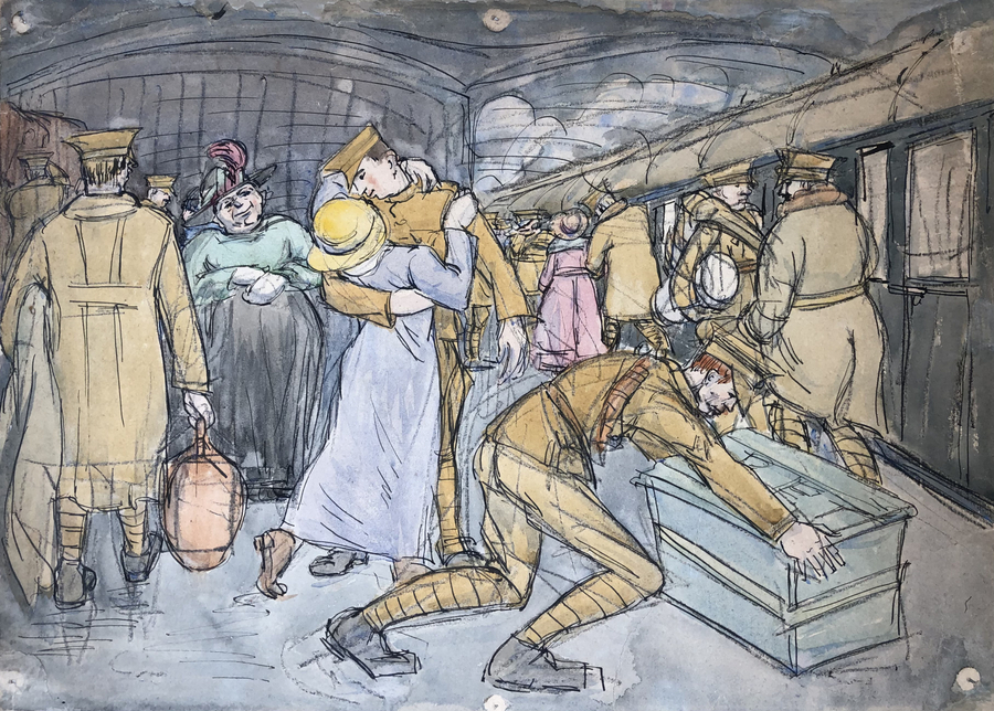 Cicely Hey, Cheerio to our lads!