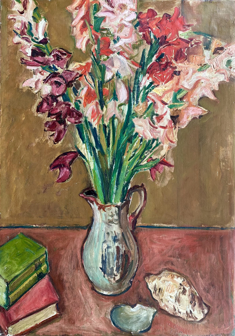 Edward Wolfe, Still Life with Fuchsias in a Jug, c. 1930