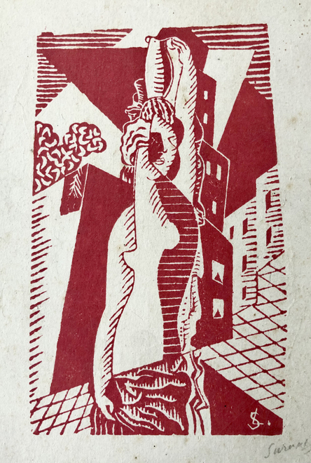 Léopold Survage, La marchande de poissons, 1917