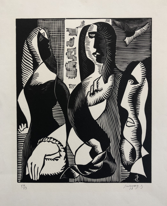 Léopold Survage, Femmes cubistes, 1933