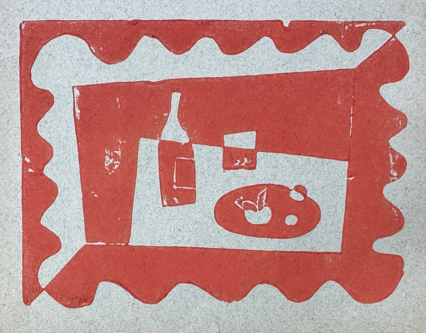 Jacques André Duffour, Cubist Still Life, c. 1950