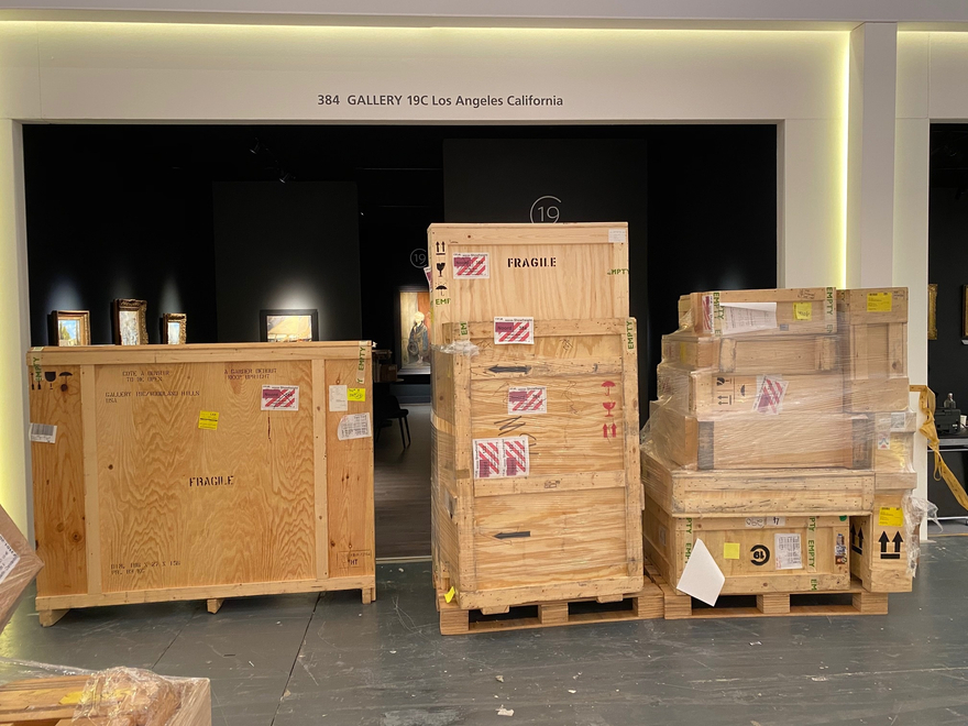 The threat of the coronavirus became more serious and the fair closed early on Wednesday night at 7 pm.