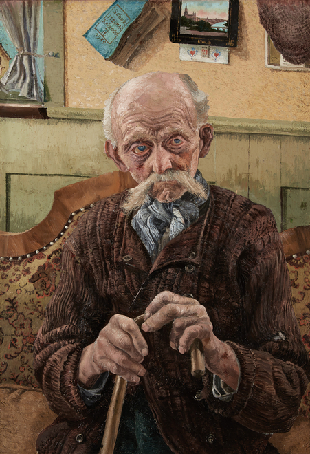 Richard Haberlandt, Portrait of a Seated Man, 1939