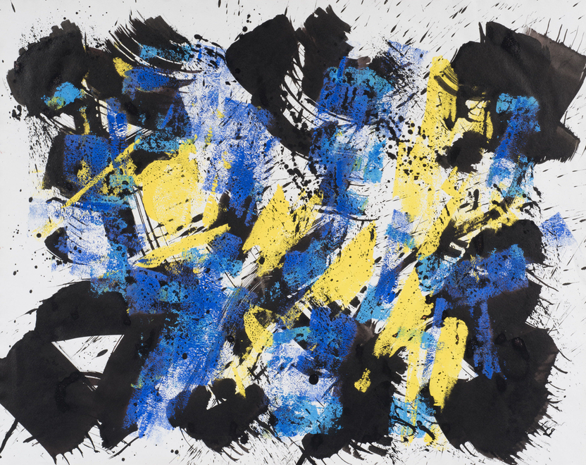 <p><strong>William Gear</strong>, <em>Gouache, Nov '58, </em>1958</p>