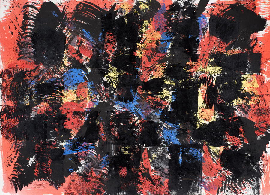 <p><strong>William Gear</strong>, <em>Nocturne</em>, 1959</p>