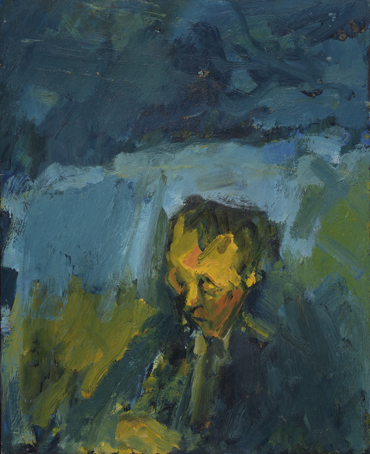 <p><strong>Arnold van Praag, </strong><em>Asleep on the Train, </em>1981</p>