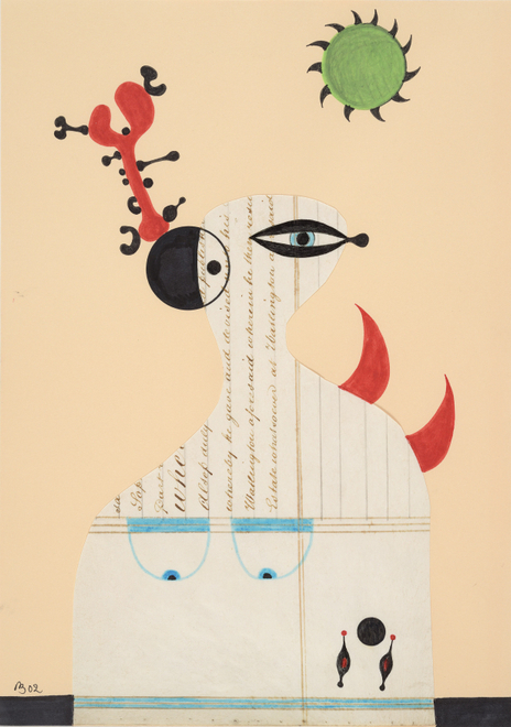 <p>The Aforesaid, 2002, mixed midia and collage, 30 x 21cm</p>