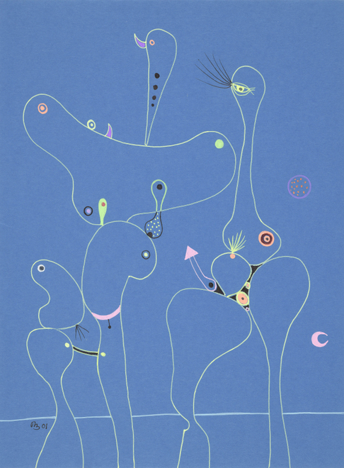 <p>Public Partners I, 2001, ink, 25 x 19cm</p>