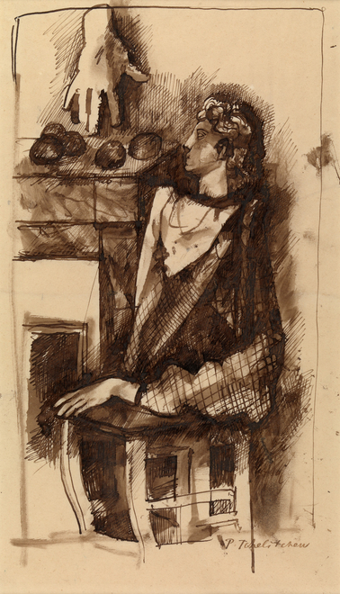 <p><strong>Pavel Tchelitchew</strong>, <em>Portrait - Nature Morte</em>, c.1930</p>