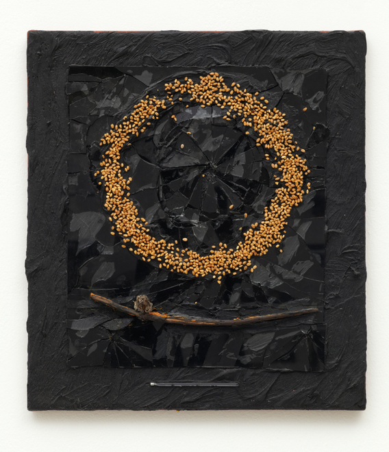 <p><strong>Derek Jarman</strong>, <em>Untitled (Seed Pod/Corn Circle), </em>1991</p>