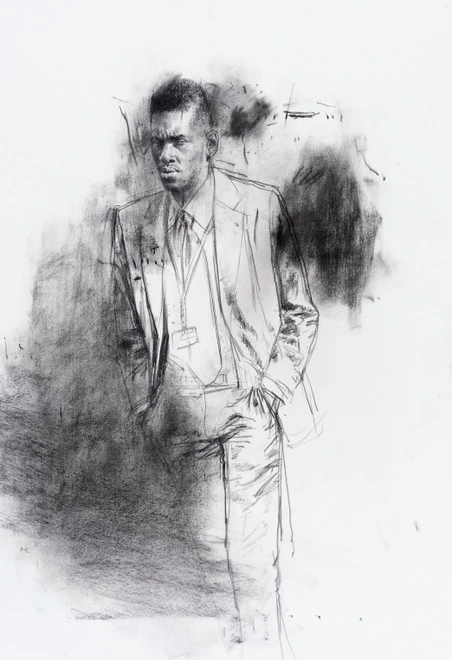 <span class="artist"><strong>Paul Emsley</strong></span>, <span class="title"><em>Faces of London [No. 5]</em>, 2016</span>