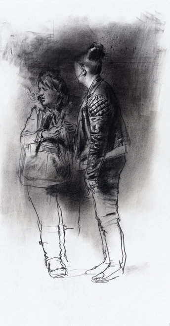 <span class="artist"><strong>Paul Emsley</strong></span>, <span class="title"><em>Faces of London [No. 16]</em>, 2016</span>