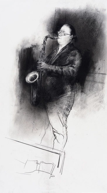 <span class="artist"><strong>Paul Emsley</strong></span>, <span class="title"><em>Faces of London [No. 15]</em>, 2016</span>