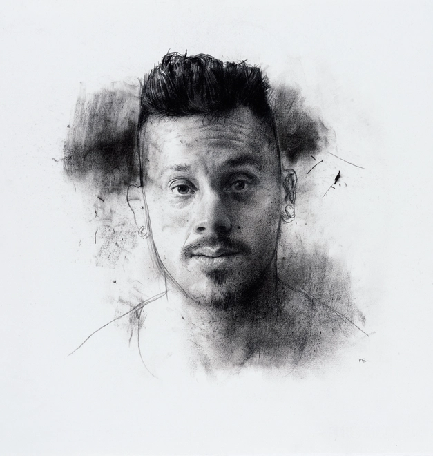 <span class="artist"><strong>Paul Emsley</strong></span>, <span class="title"><em>Faces of London [No. 12]</em>, 2017</span>