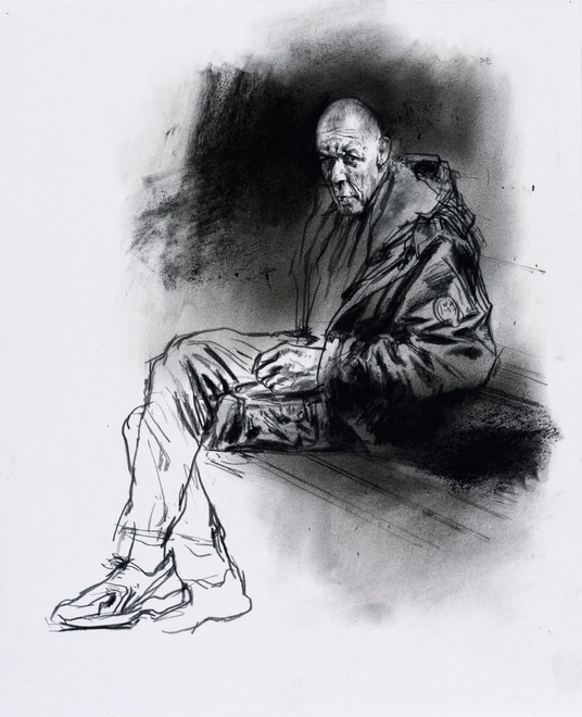 <span class="artist"><strong>Paul Emsley</strong></span>, <span class="title"><em>Faces of London [No. 28]</em>, 2016</span>