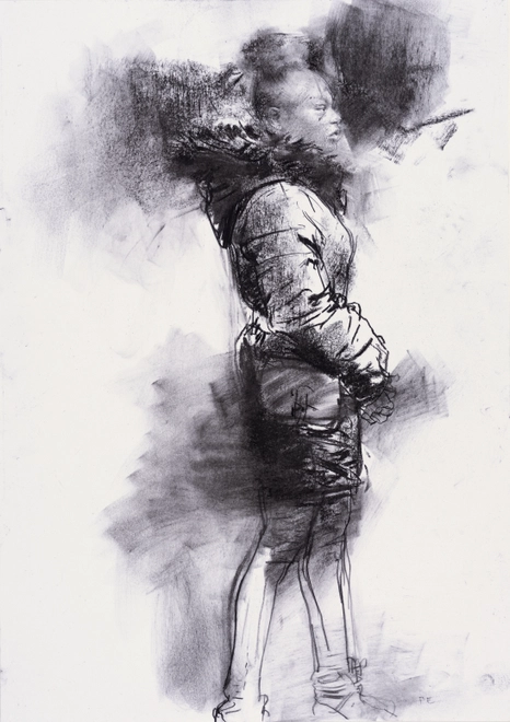 <span class="artist"><strong>Paul Emsley</strong></span>, <span class="title"><em>Faces of London [No. 21]</em>, 2017</span>