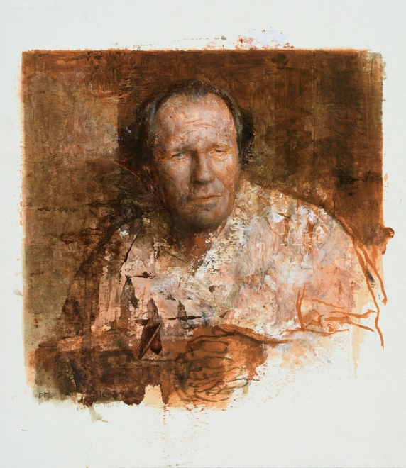 <span class="artist"><strong>Paul Emsley</strong></span>, <span class="title"><em>William Boyd</em>, 2016</span>