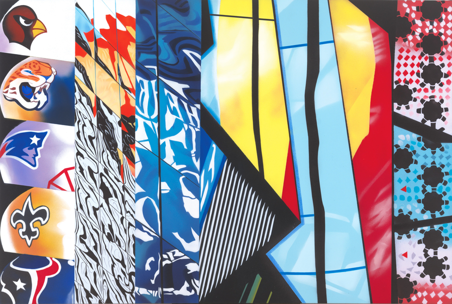 <span class="artist"><strong>Brendan Neiland</strong></span>, <span class="title"><em>City Zest</em>, 2017</span>