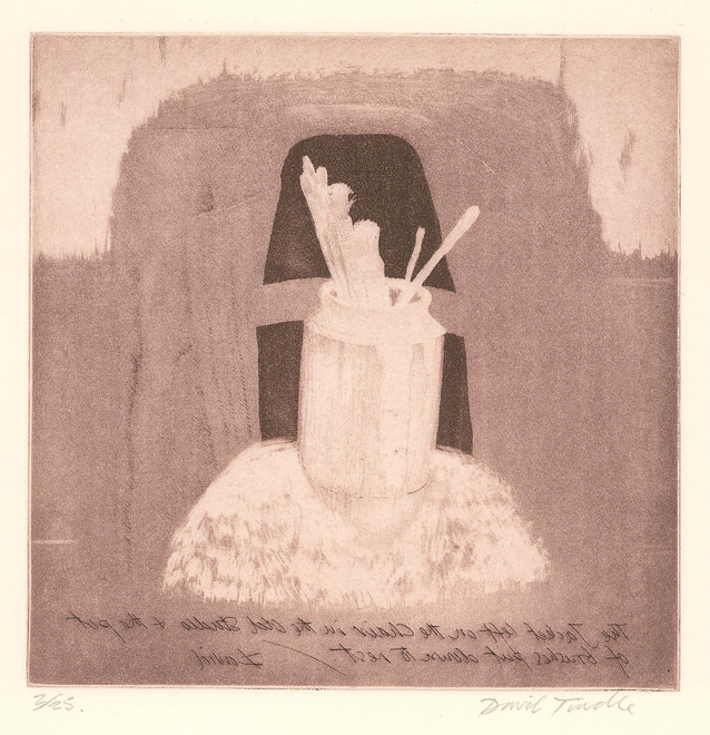 Paintbrushes in a Pot