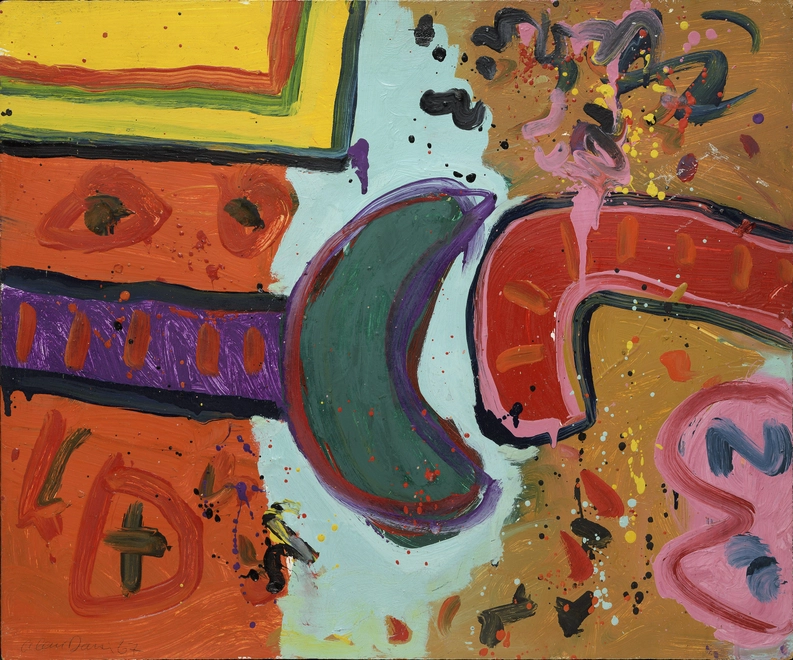 <span class="artist"><strong>Alan Davie RA</strong></span>, <span class="title"><em>Smile of the Chameleon No. 4</em>, 1967</span>